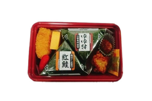おにぎり2個入り おかず付き